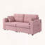 Canapé 3 places avec chargement USB, méridienne de rangement, porte-gobelet, chenille, assemblage facile-590600125