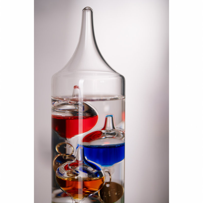 Lusher 28cm Clock Thermometer