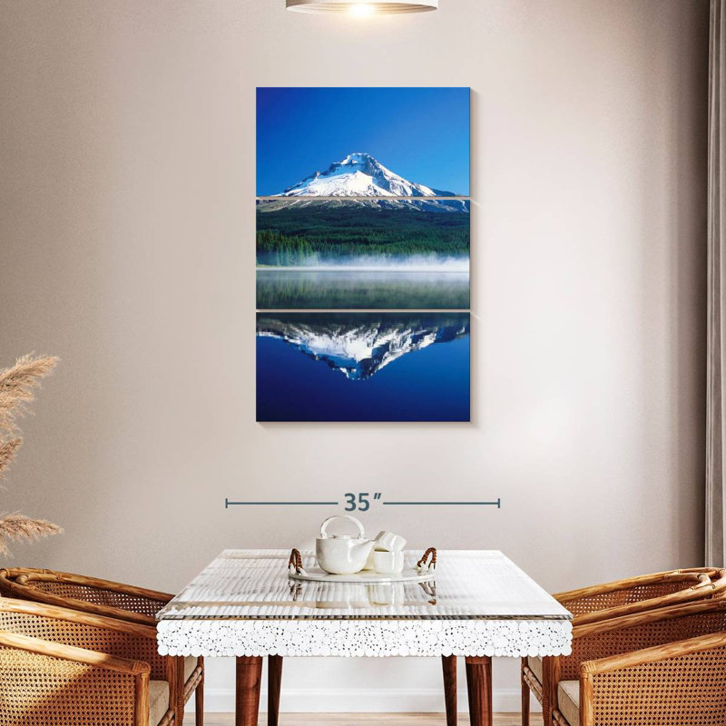 Alvord, Mont Hood dans le lac Trillium, H 45 po x l 28 po