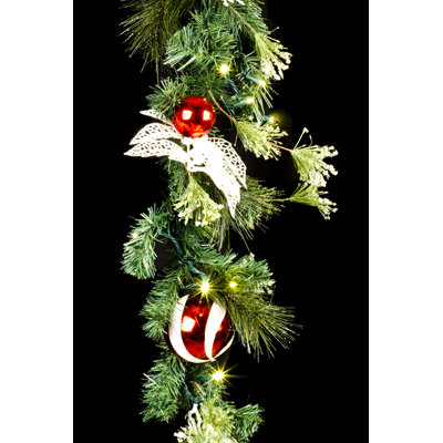 72'' in. Lighted Faux Pine Garland