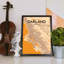 Oakland City Map - No Frame Print-1850149878