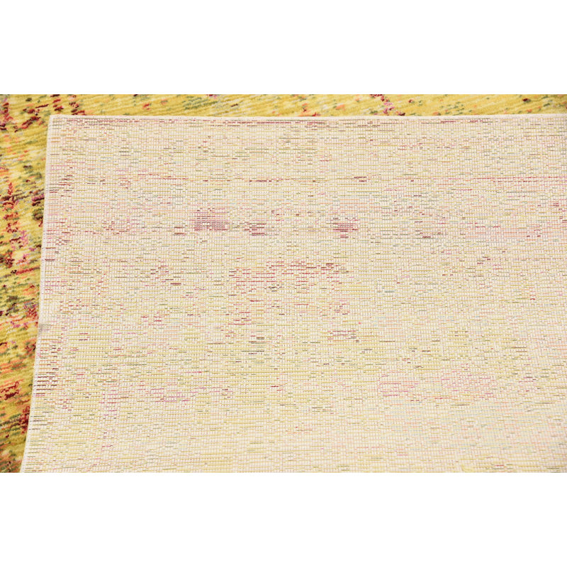 Glasser Abstract Indoor Rug, Round 6'1"