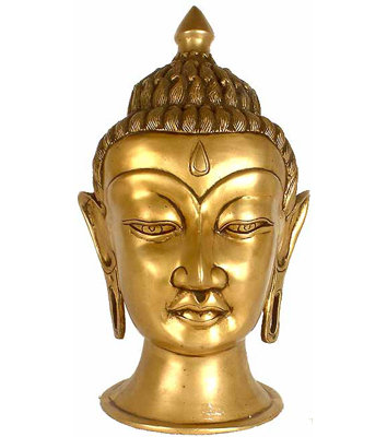 Figurine de tête de Bouddha