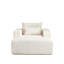 Canapé-lit confortable en velours côtelé, sans assemblage, et confortable, pour le salon de la chambre à coucher, beige moelleux requis, détente confortable,