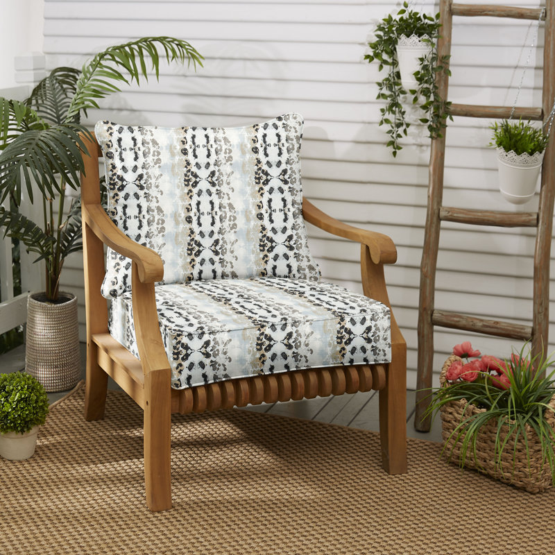 Outdoor 5'' Dining Chair Seat / Back Cushion, 27" W x 23" D