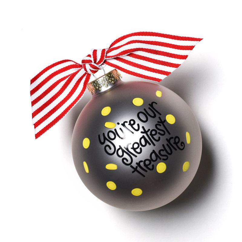 3.94'' Glass People Ball Ornament
