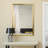 Manal Stainless Steel Rectangle Mirror-1575481333