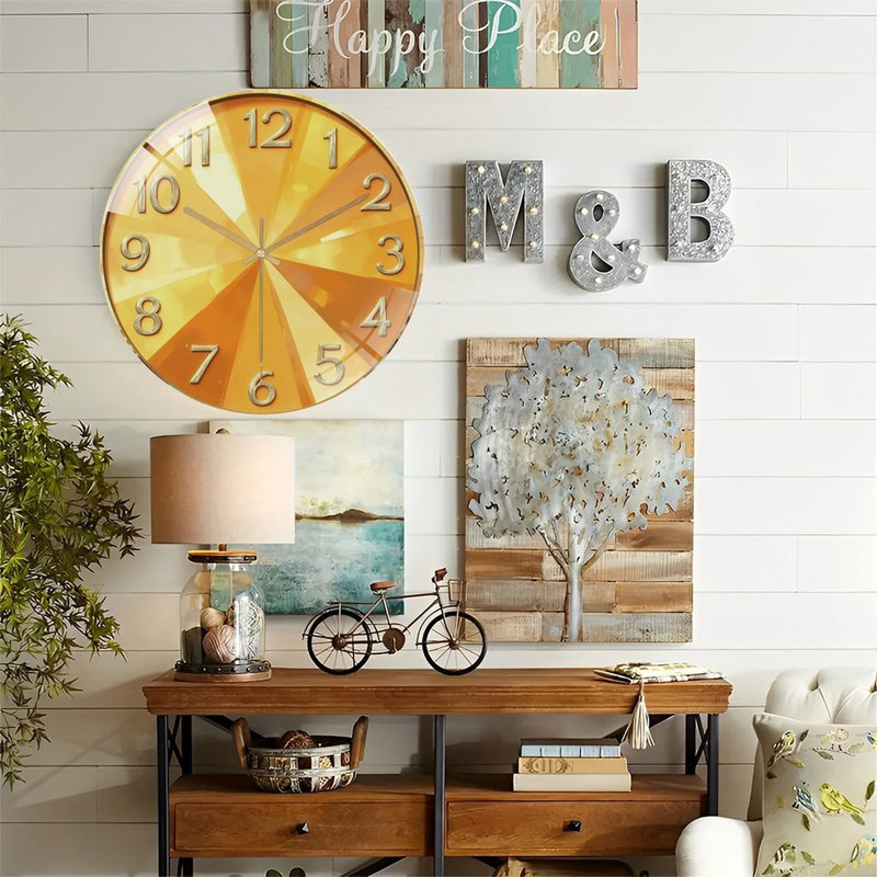 Horloge murale 12 po
