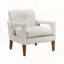 Fauteuil luxueux avec revêtement doux et pieds robustes pour un confort ultime-2114989316