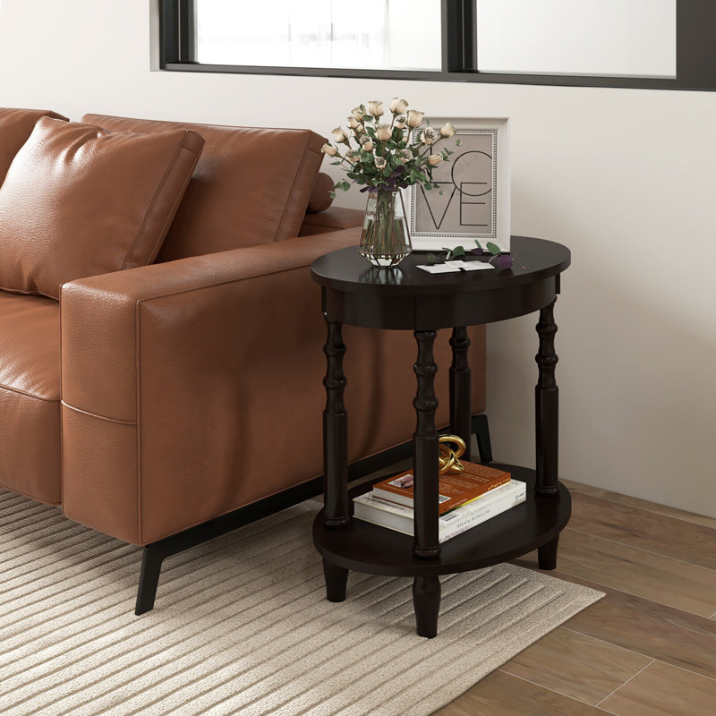 Ensemble de tables de bout Ceriah, Espresso, 2