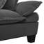 Canapé modulaire d'inspiration voilier avec repose-pieds amovible