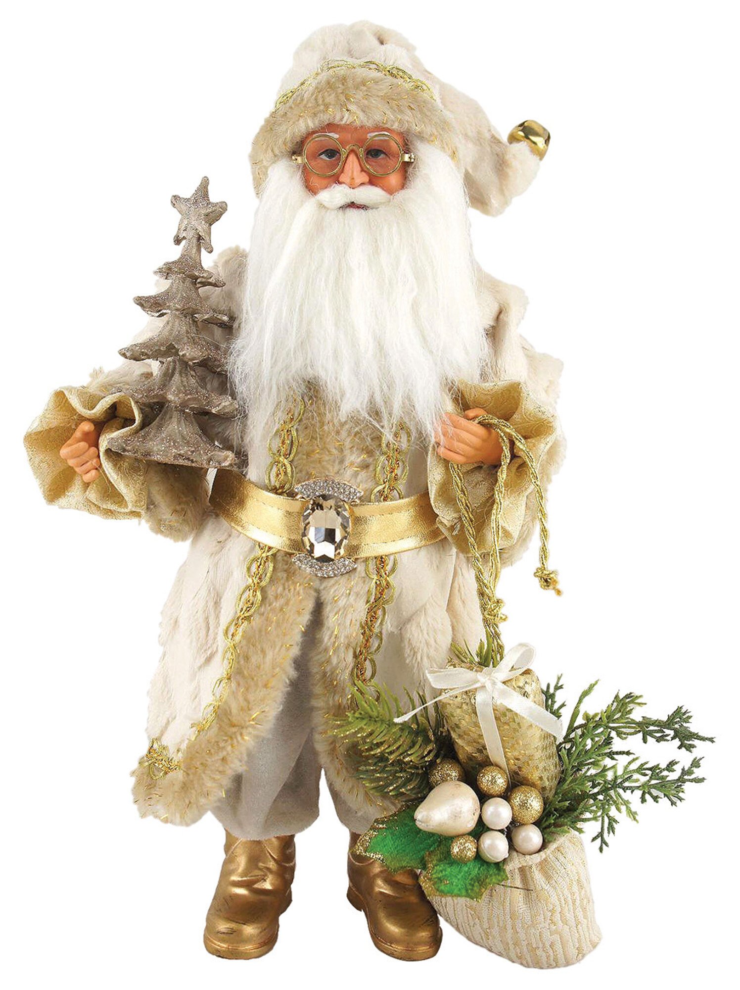 The Holiday Aisle® Splendor Claus Figurine & Reviews | Wayfair