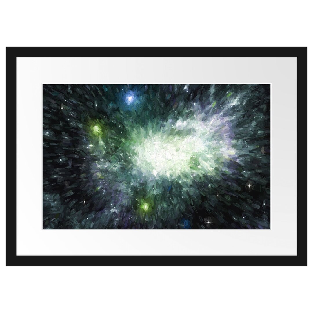 Gerahmtes Poster Galaxie im Sternenstaub