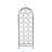 Bauerle Floor Wine Bottle Rack in Silver