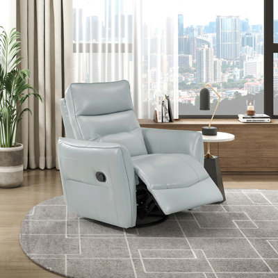 Fauteuil inclinable 1pc avec meubles de salon en bois massif rembourrés et pivotants