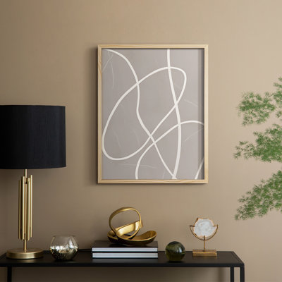 ABSTRACT Series DLxxxviii, reproduction encadrée - bois massif