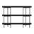 Martha Stewart Emmett Storage Display Bookcase with Vertical Steel Support Posts-89798268