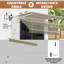 Auvent de terrasse rétractable 13,1 pi x 8,2 po Meetwarm-98803724-131520773