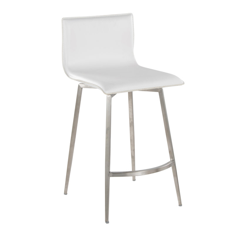 Ensemble de 2 tabourets de comptoir rembourrés Mara