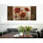 Matin coquelicot, ensemble de 3 impressions d’art graphique sur toile-1634745715