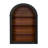 45.9" Arched Kids Bookcase, Arched Storage Display Cabinet