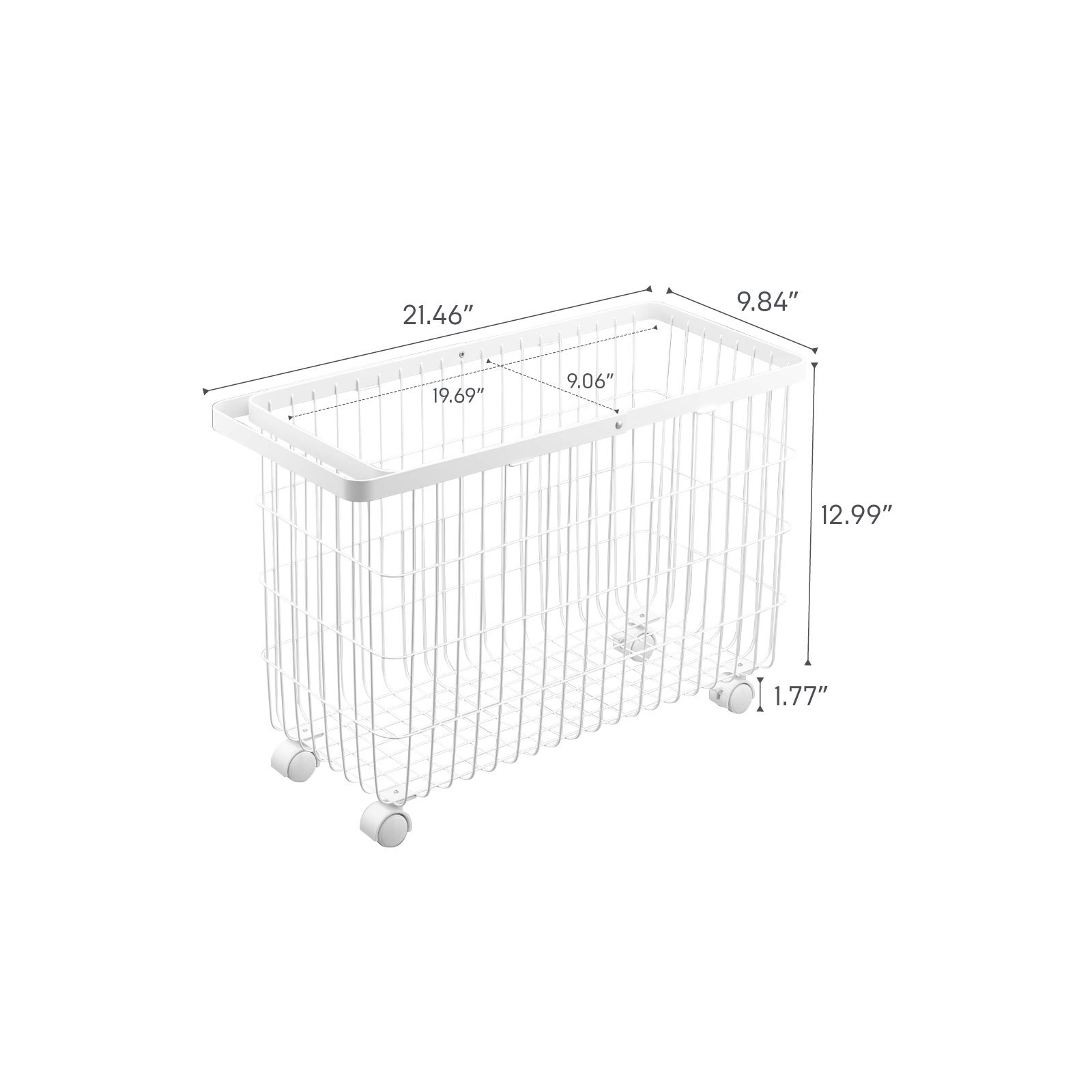 Laundry Basket, White