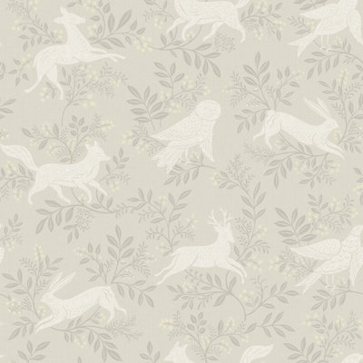 Papier peint Revustr Taupe