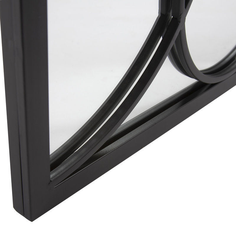 Metal Rectangle Mirror, Matte Black