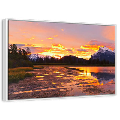 Coucher de soleil au lac Vermilion