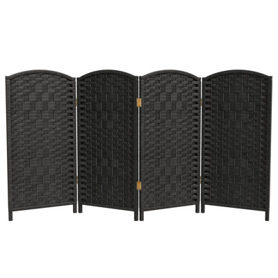 Short Diamond Weave Folding Screen by Red Barrel Studio