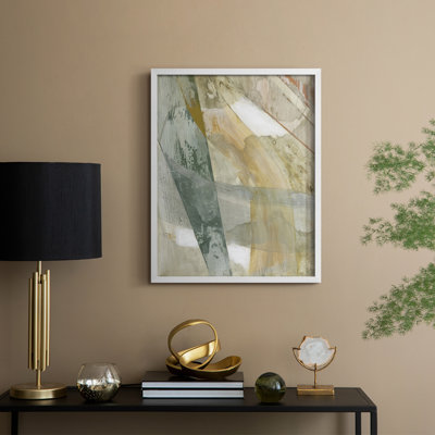 Bamboo Rain I, reproduction encadrée - bois massif