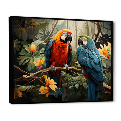 Tropical Parrot Plumage I