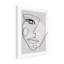 «Face Line 4» par Design Fabrikken, impression sur toile tendue-1214679712