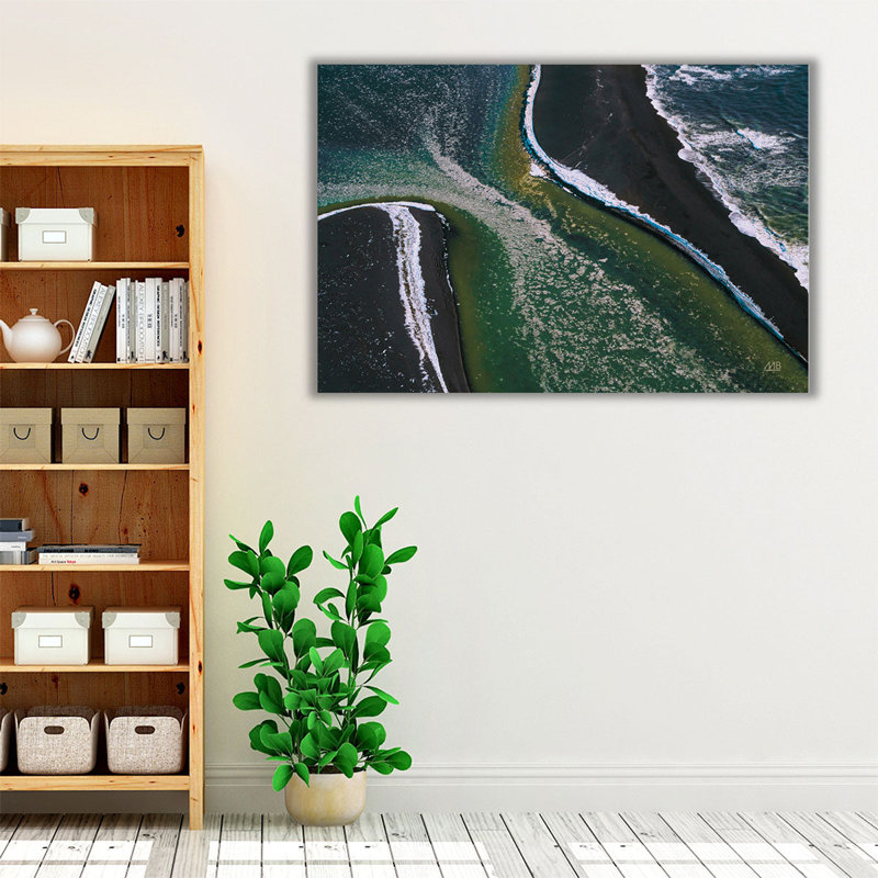Islande Shores I - reproduction d'art sur toile, H 20 po x l 30 po
