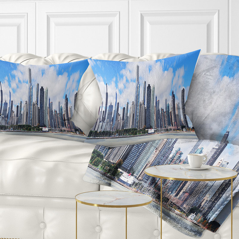 Housse et insert de coussin photographie photographie, 18 po x 18 po, Coussin décoratif