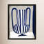 Blue Striped Vase Painting by Marco Marella For Studio M-989805596-989805588