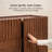 Charli Fluted Solid Wood 40" W Storage Accent Cabinet