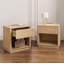 Table de chevet avec prise et port USB Charging