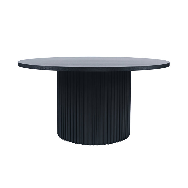 Table de salle à manger 60 "Cambree, Noir, H 30 po x L 60 po x l 60 po