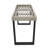 Metal/Solid Wood Outdoor Bench-128391101