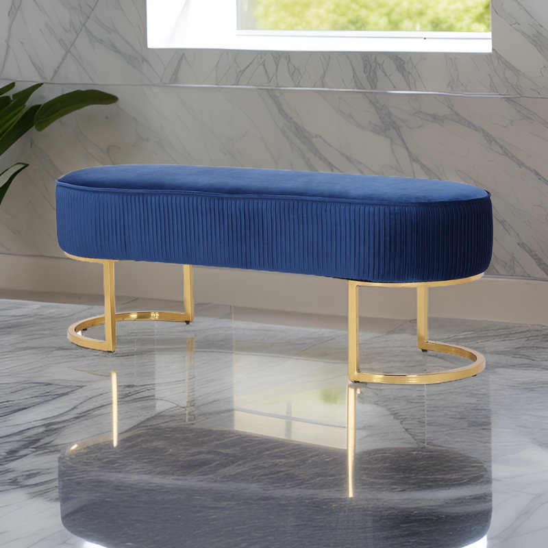 Banc de velours, Bleu