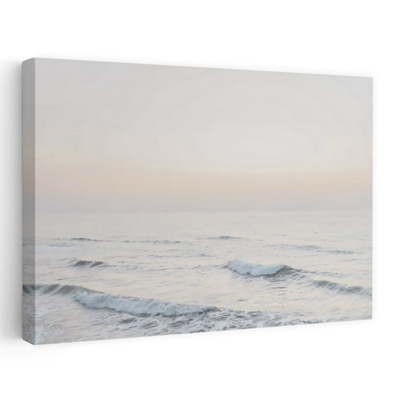 «Dawn Contemporary Beach», art mural, 32" H x 48" W