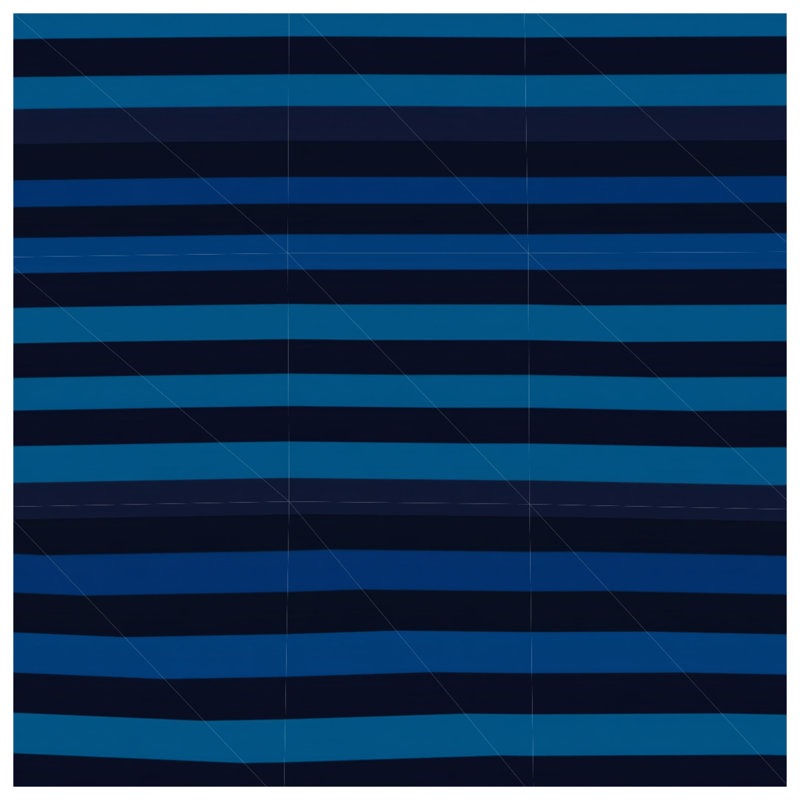 Housse de couette à rayures moderne, Housse de couette pour grand lit, Rayures bleues