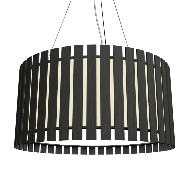 1 - Light LED Chandelier, 8.66" H x 31.5" W x 31.5" D, Sand, Yes