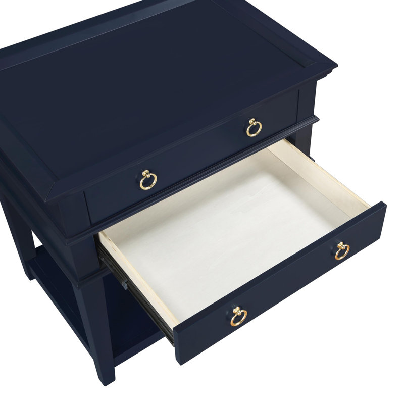 Table de chevet, Bleu très foncé