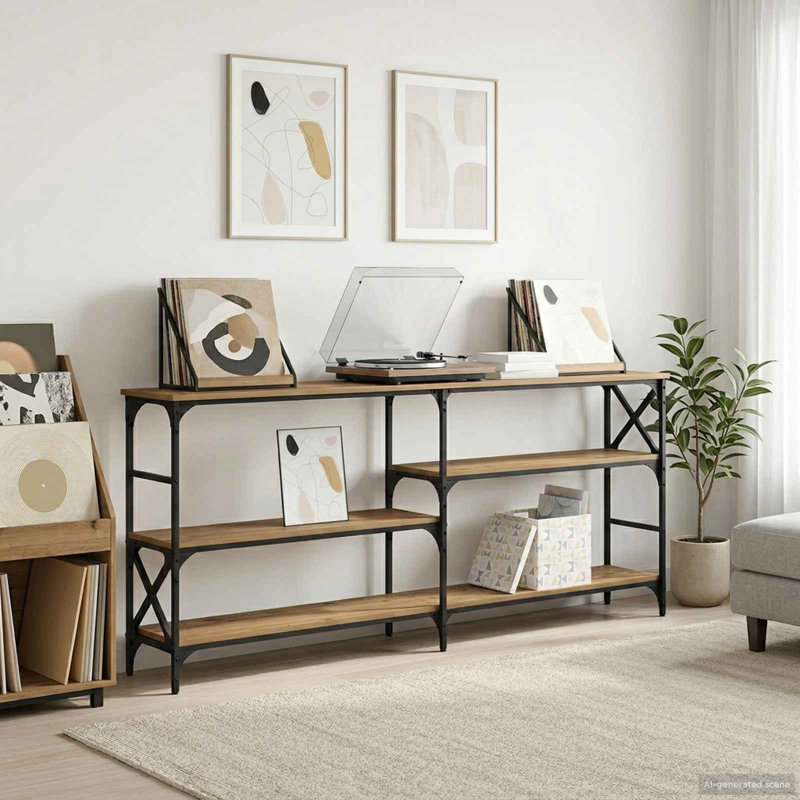 Console Table, Artisan Oak, Artisan Oak, Artisan Oak