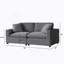 Canapé modulaire 2 pièces - Gris anthracite