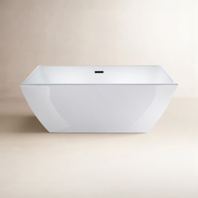 Lydia 59" Freestanding Soaking Bathtub