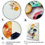 Hexagone et circulaire abstrait II - impression de 3 pièces-87912618-87912617