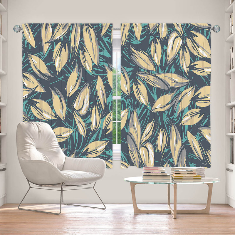 Ruthila Room Darkening Curtain Pair, 40" W x 52" L
